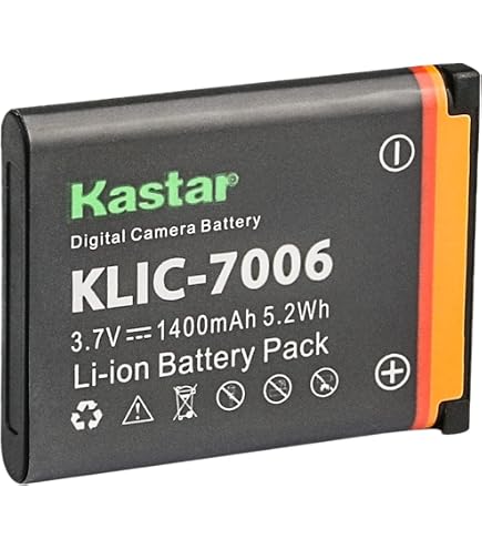 Amazon.com : Kastar Battery 2-Pack Replacement for Kodak KLIC-7006